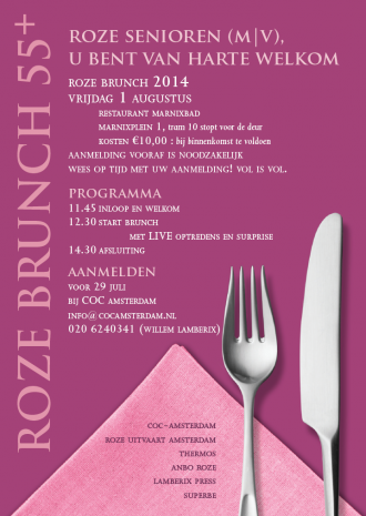 Roze Brunch 1 Augustus 2014